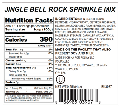 Jingle Bell Rock Sprinkle Mix