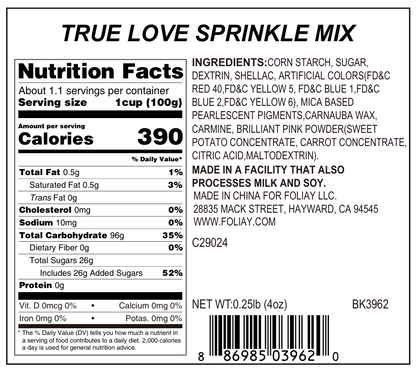 True Love Nonpareils Mix