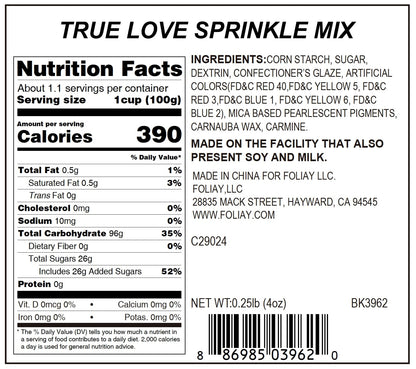 True Love Nonpareils Mix