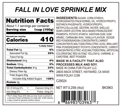 Fall In Love Sprinkle Mix