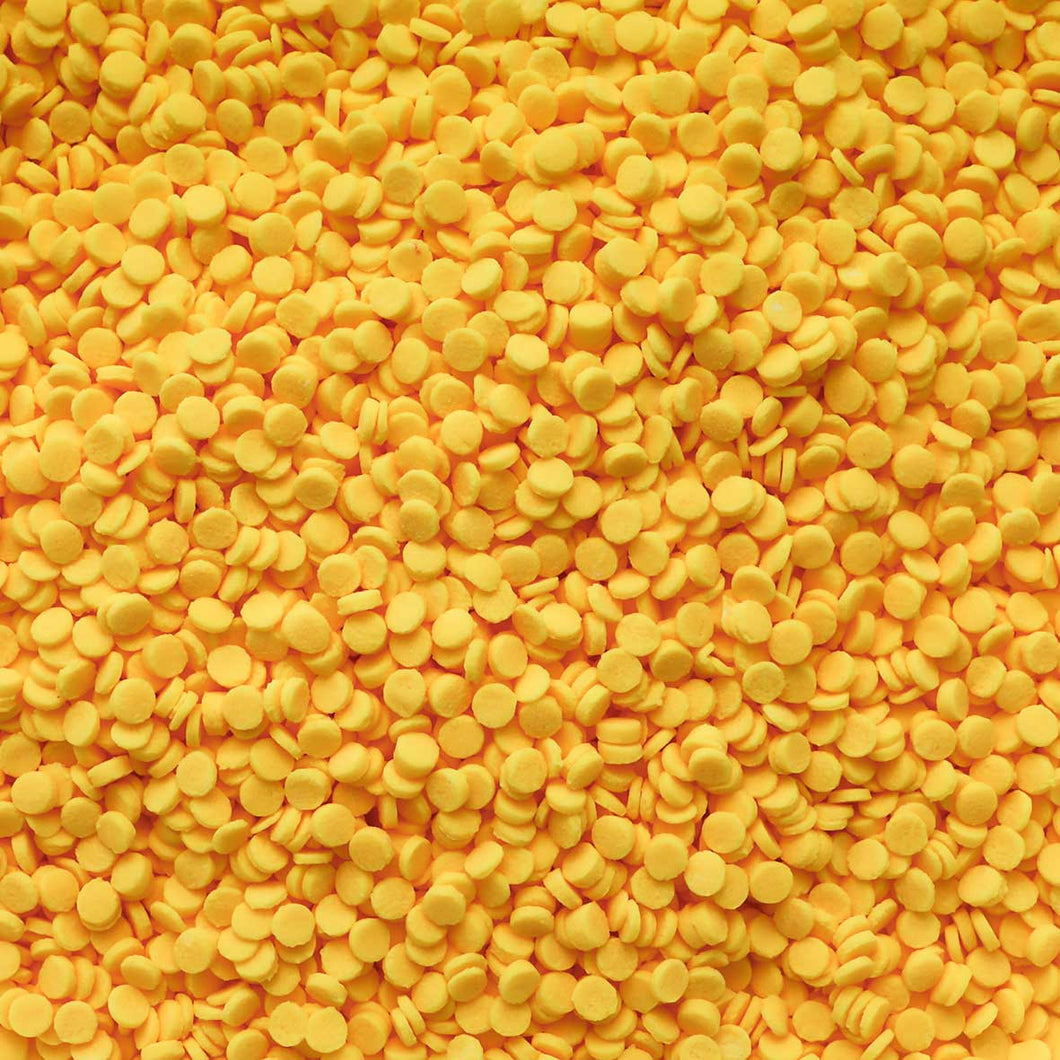 Yellow Sequins Confetti Sprinkles