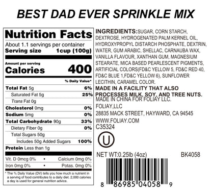 Best Dad Ever Sprinkle Mix