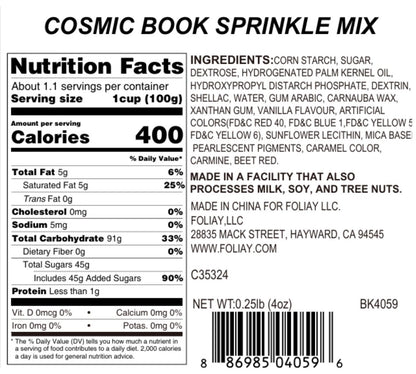 Cosmic Book Sprinkle Mix
