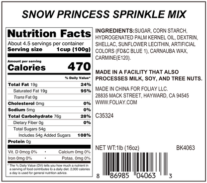 Snow Princess Jimmies Mix