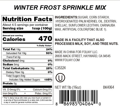 Winter Frost Jimmies Mix