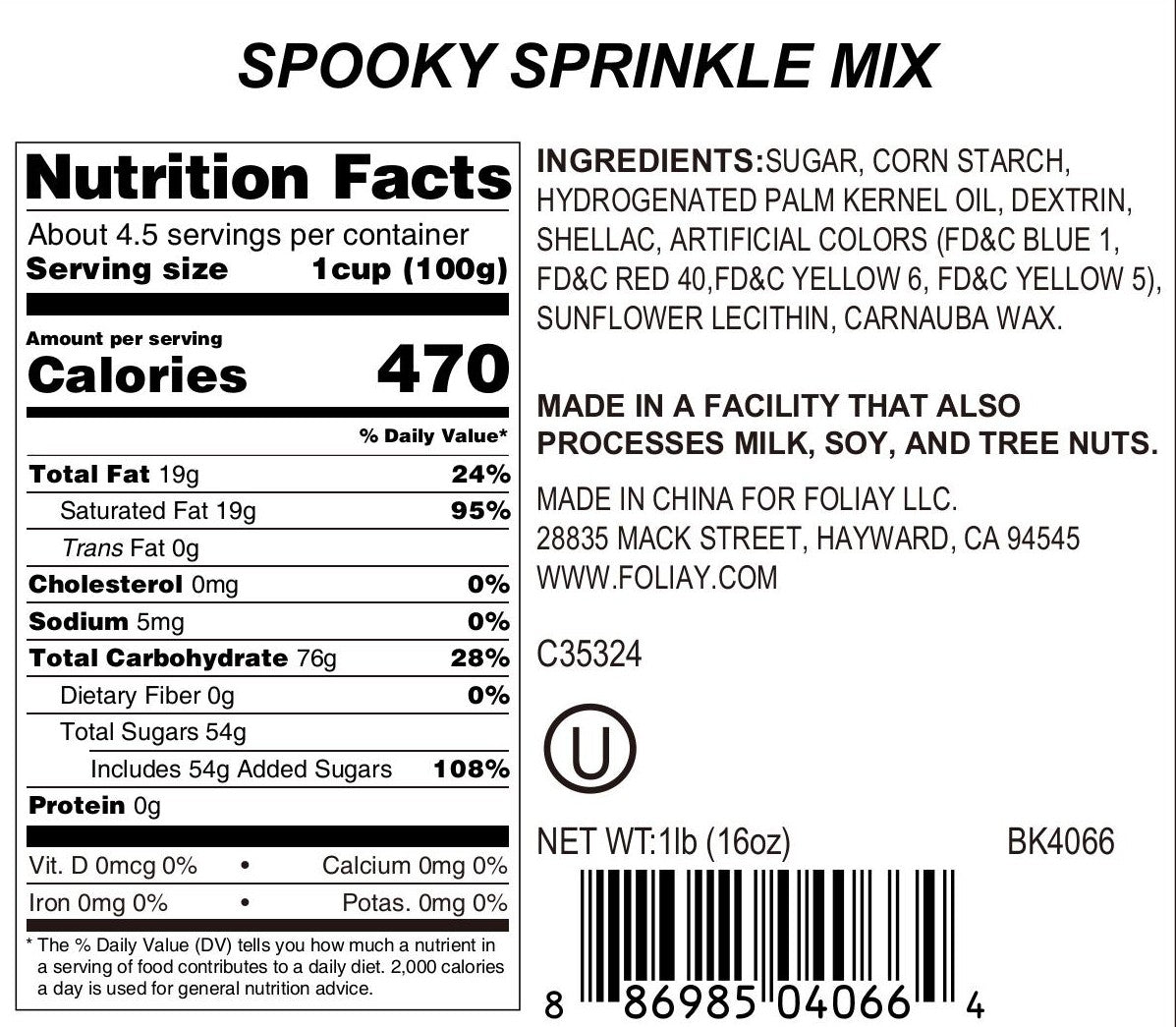 Spooky Jimmies Mix
