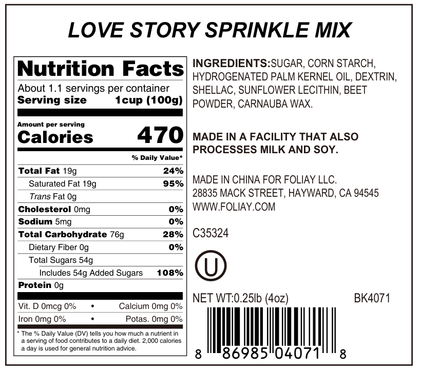 Love Story Jimmies Mix