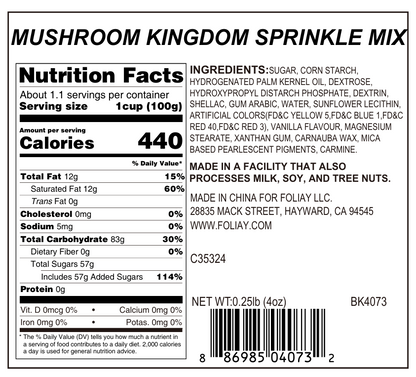 Mushroom Kingdom Sprinkle Mix