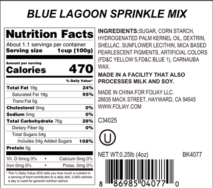 Blue Lagoon Jimmies Mix