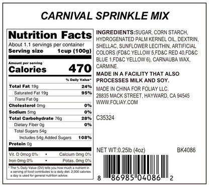 Carnival Jimmies Mix