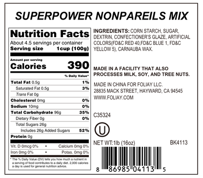 Superpower Nonpareils Mix