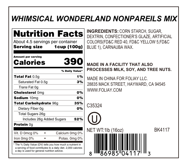 Whimsical Wonderland Nonpareils Mix