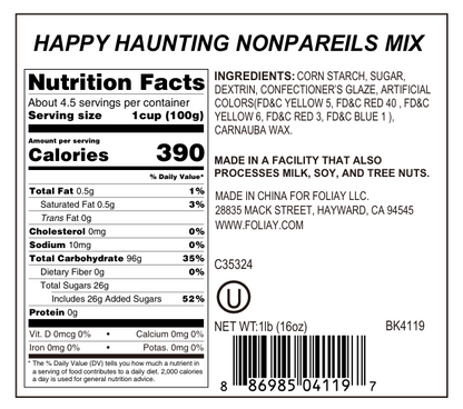 Happy Haunting Nonpareils Mix