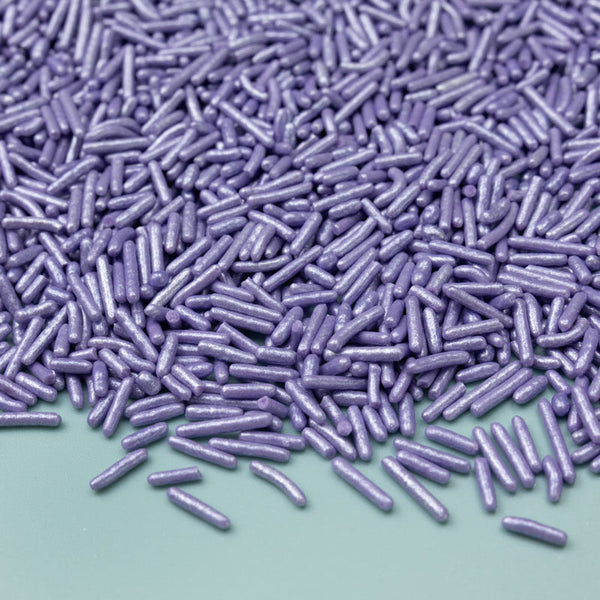 Lavender Pearlized Jimmies Sprinkles