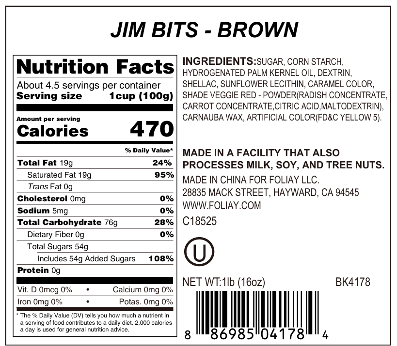 Brown Jimmies Sprinkles