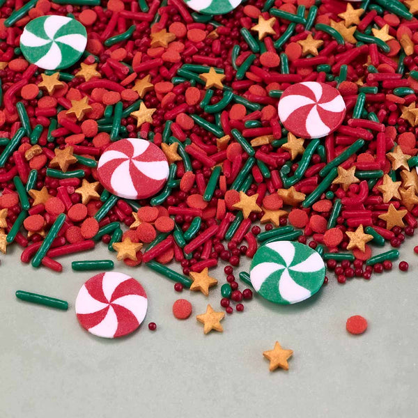 Candy Cane Lane Sprinkle Mix