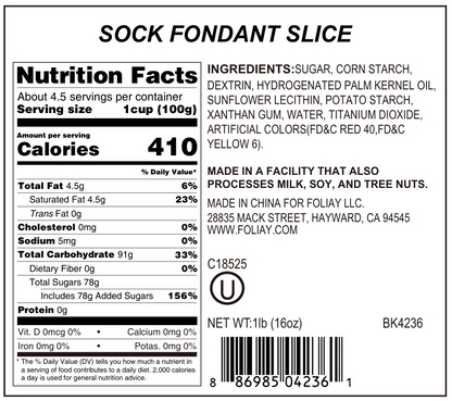 Socks Edible Cake Decoration