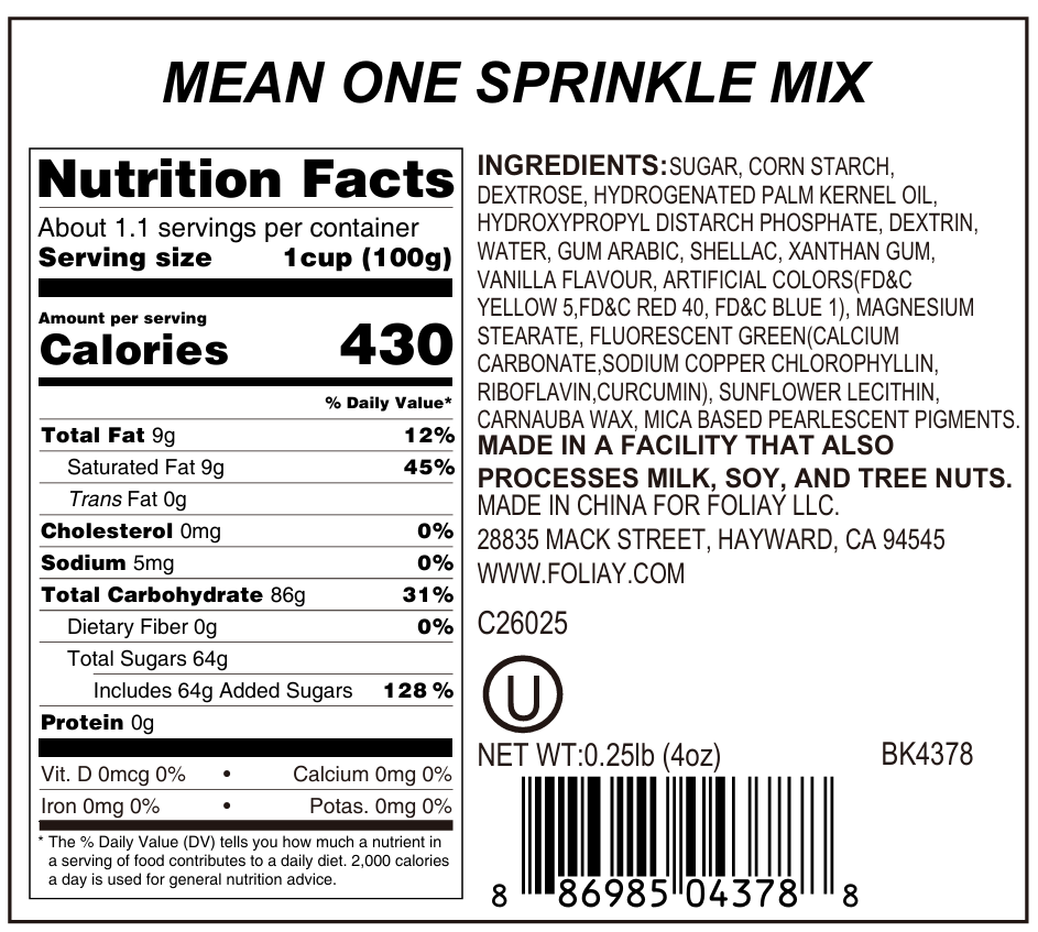 Mean One Sprinkle Mix