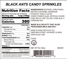 Load image into Gallery viewer, Black Ants Candy Sprinkles
