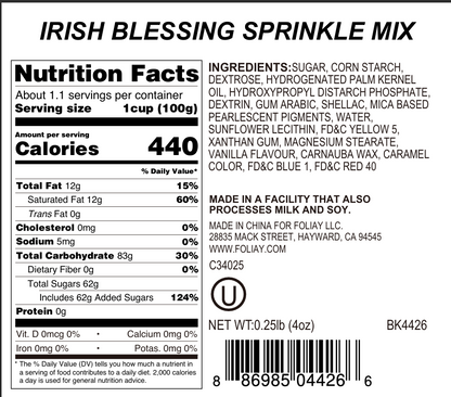 Irish Blessing Sprinkle Mix