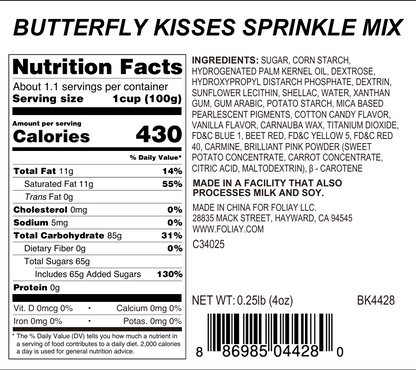 Butterfly Kisses Sprinkle Mix