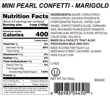 Load image into Gallery viewer, Marigold Pearl Quin Sprinkles
