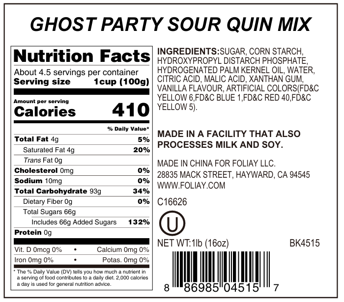 Ghost Party Sour Quin Mix