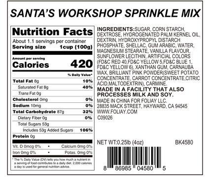 Santa's Workshop Sprinkle Mix