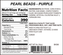 Load image into Gallery viewer, Purple Shimmer Sugar Pearls
