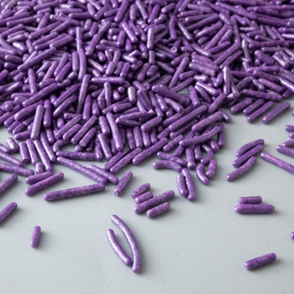 Purple Pearlized Jimmies Sprinkles 10lb