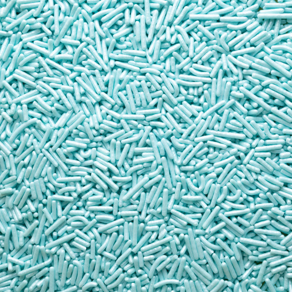 Blue Pearlized Jimmies Sprinkles 10lb