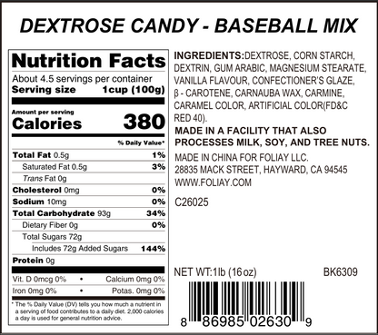 Baseball Mix Candy Sprinkles