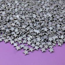Load image into Gallery viewer, Silver Star Quin Sprinkles
