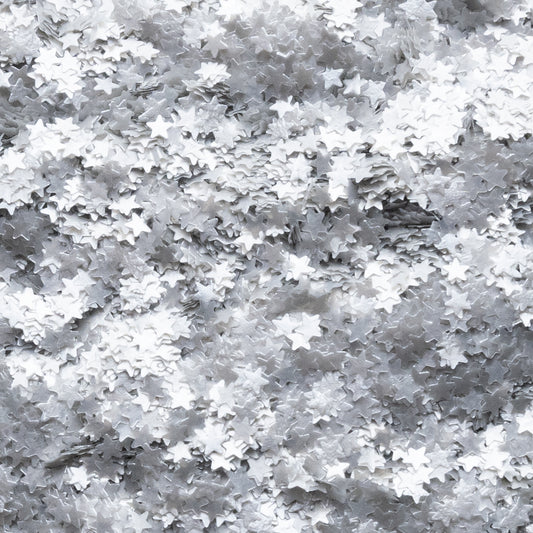 Edible Sequins Silver Star