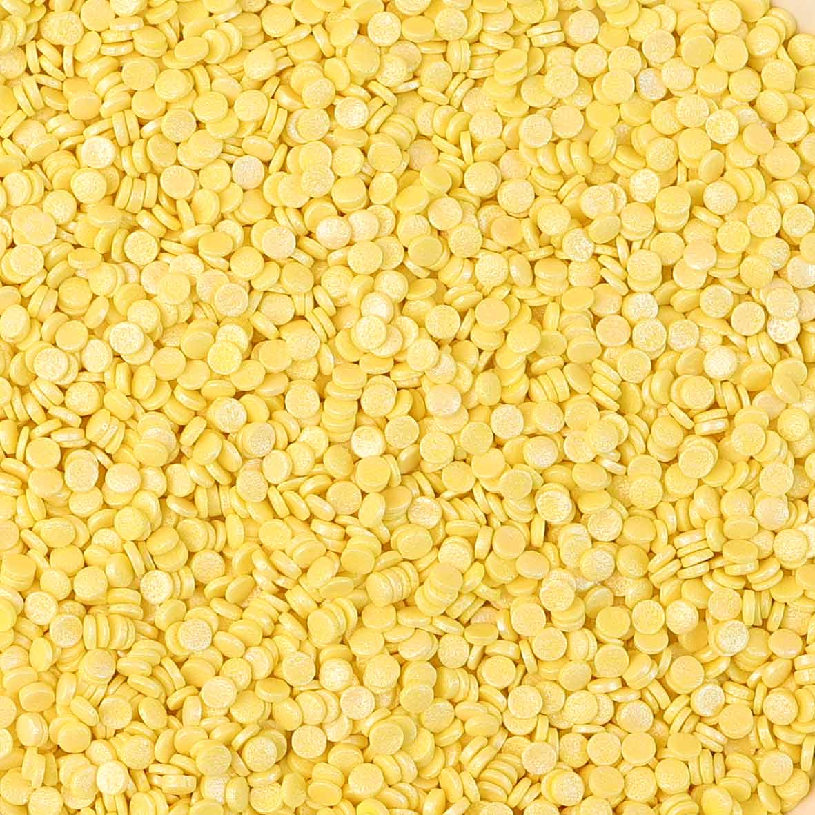 Yellow Pearl Quin Sprinkles