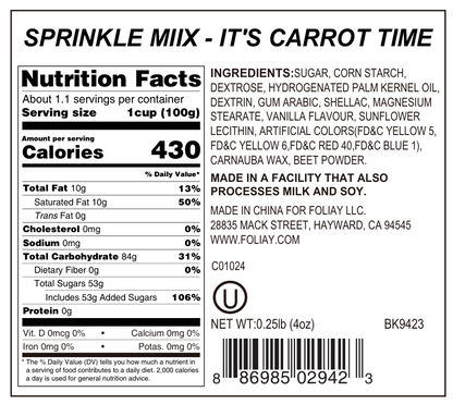 It'S Carrot Time Sprinkle Mix