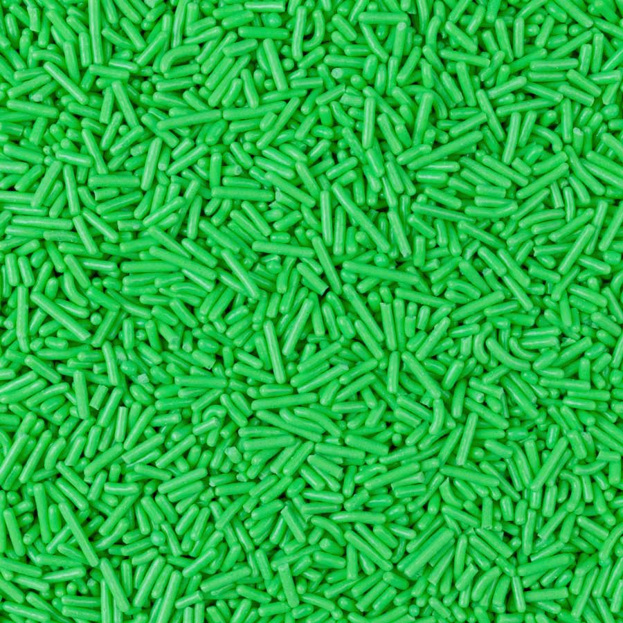Neon Green Glow In The Dark Jimmies Sprinkles
