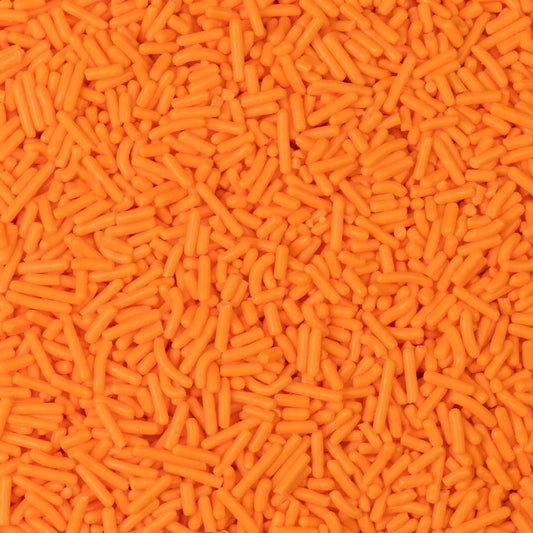 Neon Orange Glow In The Dark Jimmies Sprinkles