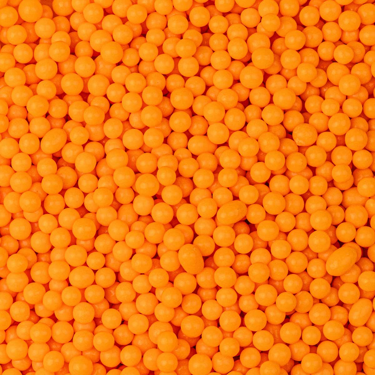Neon Orange Glow In The Dark Sugar Pearls