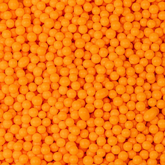 Neon Orange Glow In The Dark Sugar Pearls