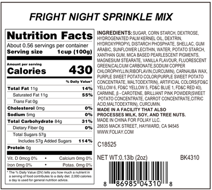 Fright Night Sprinkle Mix