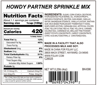Howdy Partner Sprinkle Mix