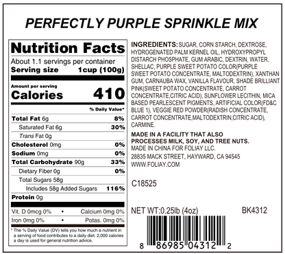 Perfectly Purple Sprinkle Mix