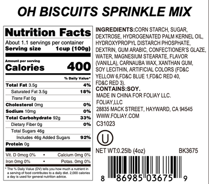 Oh Biscuit Sprinkle Mix