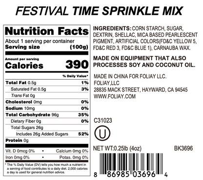 Festival Time Nonpareils Mix