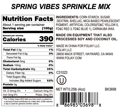 Spring Vibes Nonpareils Mix