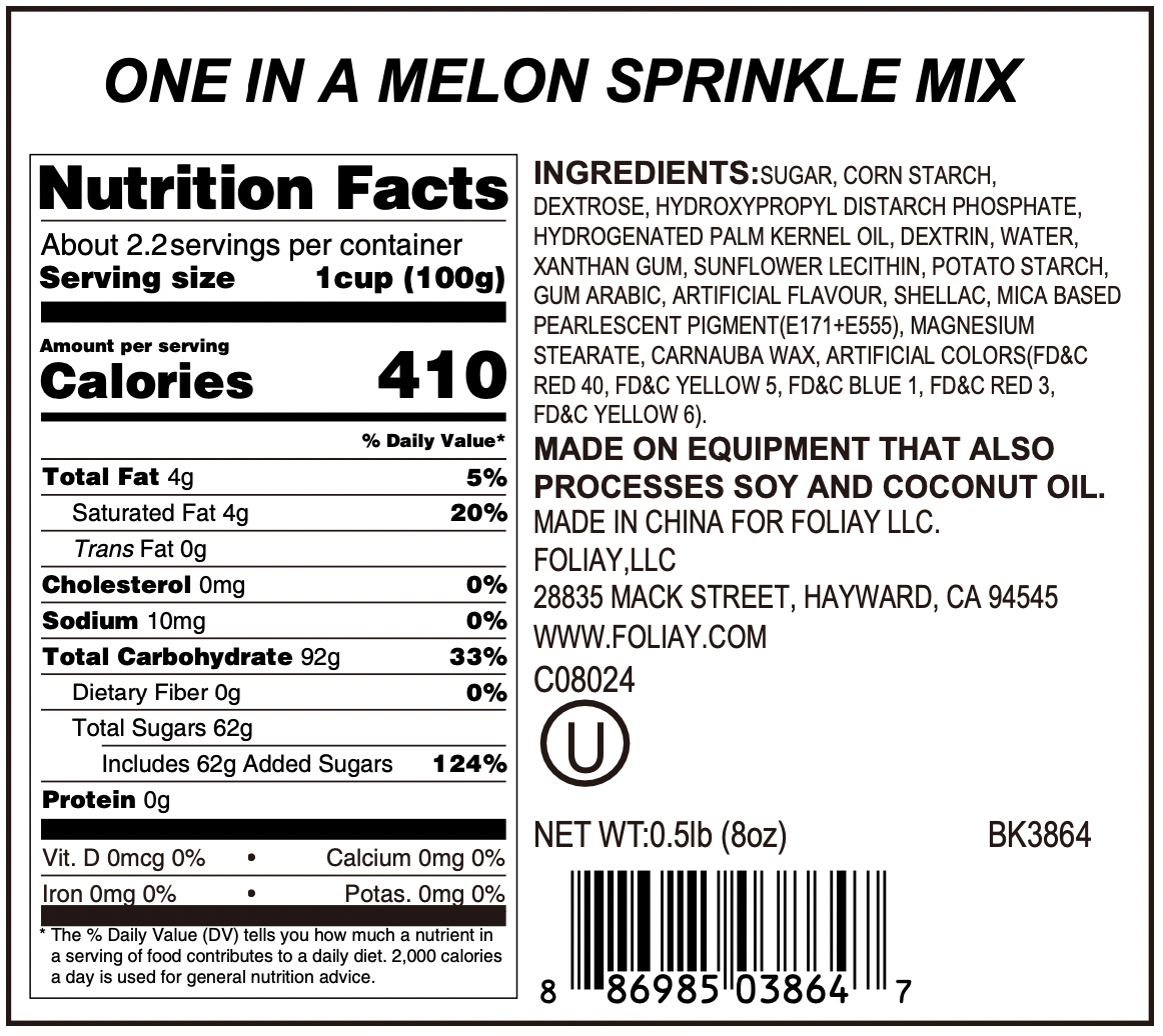 One In A Melon Sprinkle Mix