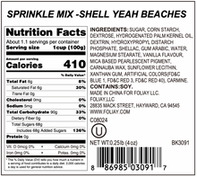 Load image into Gallery viewer, Shell Yeah Beaches Sprinkle Mix
