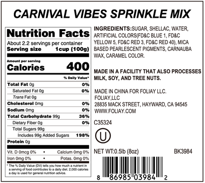 Carnival Vibes Sanding Sugar Mix