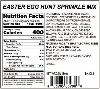 Easter Egg Hunt Sprinkle Mix